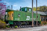 BN 22566, ex Union Pacific CA-3 UP 25054 Caboose on display